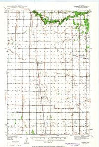 Kennedy Minnesota Historical topographic map, 1:62500 scale, 15 X 15 Minute, Year 1939