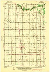Kennedy Minnesota Historical topographic map, 1:62500 scale, 15 X 15 Minute, Year 1941