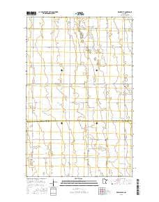 Kennedy SE Minnesota Current topographic map, 1:24000 scale, 7.5 X 7.5 Minute, Year 2016