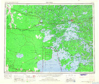Kenora Minnesota Historical topographic map, 1:250000 scale, 1 X 2 Degree, Year 1963