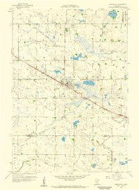 Kerkhoven Minnesota Historical topographic map, 1:24000 scale, 7.5 X 7.5 Minute, Year 1958