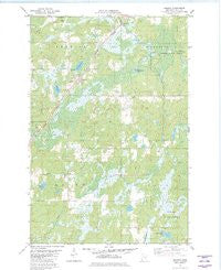Kerrick Minnesota Historical topographic map, 1:24000 scale, 7.5 X 7.5 Minute, Year 1981