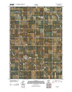 Kiester Minnesota Historical topographic map, 1:24000 scale, 7.5 X 7.5 Minute, Year 2010