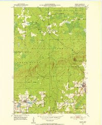 Kinney Minnesota Historical topographic map, 1:24000 scale, 7.5 X 7.5 Minute, Year 1951