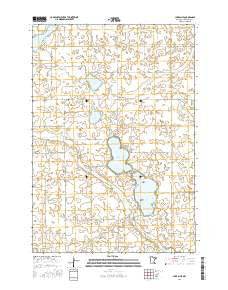 Lake Allie Minnesota Current topographic map, 1:24000 scale, 7.5 X 7.5 Minute, Year 2016
