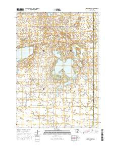 Lake Elizabeth Minnesota Current topographic map, 1:24000 scale, 7.5 X 7.5 Minute, Year 2016