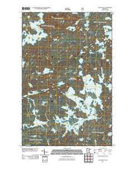 Lake Insula Minnesota Historical topographic map, 1:24000 scale, 7.5 X 7.5 Minute, Year 2011