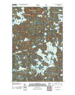 Lake Insula Minnesota Historical topographic map, 1:24000 scale, 7.5 X 7.5 Minute, Year 2011