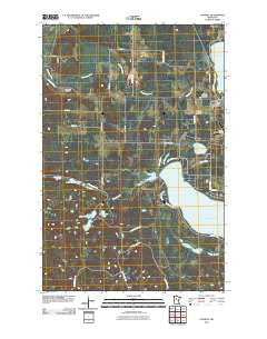 Laporte Minnesota Historical topographic map, 1:24000 scale, 7.5 X 7.5 Minute, Year 2010