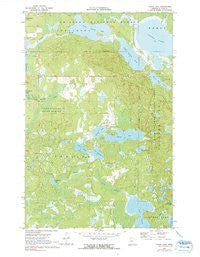 Laura Lake Minnesota Historical topographic map, 1:24000 scale, 7.5 X 7.5 Minute, Year 1970
