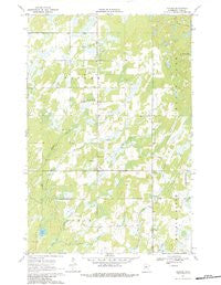 Leader Minnesota Historical topographic map, 1:24000 scale, 7.5 X 7.5 Minute, Year 1970