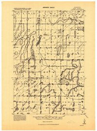 Leader Minnesota Historical topographic map, 1:62500 scale, 15 X 15 Minute, Year 1919