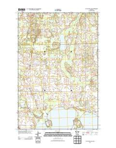 Little Pine Lake Minnesota Historical topographic map, 1:24000 scale, 7.5 X 7.5 Minute, Year 2013