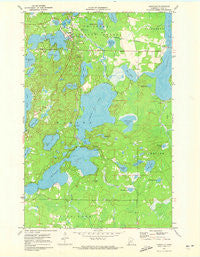 Longville Minnesota Historical topographic map, 1:24000 scale, 7.5 X 7.5 Minute, Year 1971