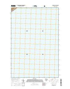 Lutsen OE S Minnesota Current topographic map, 1:24000 scale, 7.5 X 7.5 Minute, Year 2016