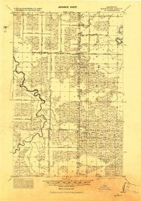 M Minnesota Historical topographic map, 1:62500 scale, 15 X 15 Minute, Year 1919