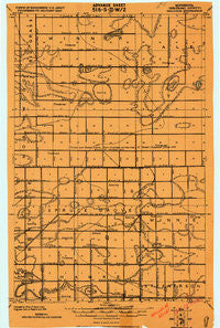 Malcolm Minnesota Historical topographic map, 1:62500 scale, 15 X 15 Minute, Year 1918