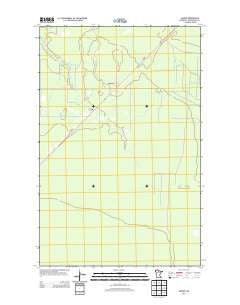 Margie Minnesota Historical topographic map, 1:24000 scale, 7.5 X 7.5 Minute, Year 2013