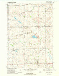 Marietta Minnesota Historical topographic map, 1:24000 scale, 7.5 X 7.5 Minute, Year 1971