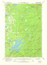 Markham Minnesota Historical topographic map, 1:62500 scale, 15 X 15 Minute, Year 1957