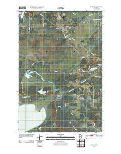 McGregor Minnesota Historical topographic map, 1:24000 scale, 7.5 X 7.5 Minute, Year 2010