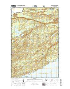 Mineral Center Minnesota Current topographic map, 1:24000 scale, 7.5 X 7.5 Minute, Year 2016