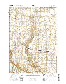 Minnesota Falls Minnesota Current topographic map, 1:24000 scale, 7.5 X 7.5 Minute, Year 2016