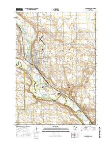 Montevideo Minnesota Current topographic map, 1:24000 scale, 7.5 X 7.5 Minute, Year 2016