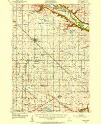 Morgan Minnesota Historical topographic map, 1:62500 scale, 15 X 15 Minute, Year 1953