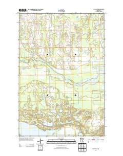 Motley SE Minnesota Historical topographic map, 1:24000 scale, 7.5 X 7.5 Minute, Year 2013