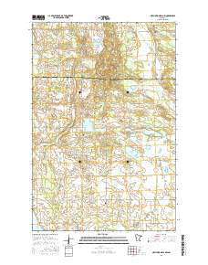 New York Mills NW Minnesota Current topographic map, 1:24000 scale, 7.5 X 7.5 Minute, Year 2016