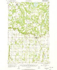 Newfolden Minnesota Historical topographic map, 1:62500 scale, 15 X 15 Minute, Year 1957