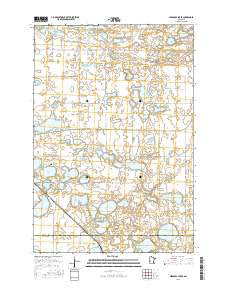 Niemackl Lakes Minnesota Current topographic map, 1:24000 scale, 7.5 X 7.5 Minute, Year 2016