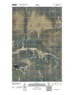 Norman Lake NE Minnesota Historical topographic map, 1:24000 scale, 7.5 X 7.5 Minute, Year 2010