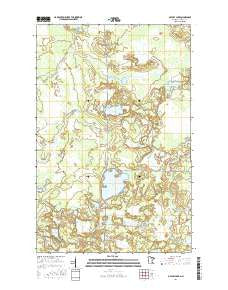 O'Leary Lake Minnesota Current topographic map, 1:24000 scale, 7.5 X 7.5 Minute, Year 2016
