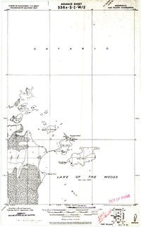 Oak Island Minnesota Historical topographic map, 1:62500 scale, 15 X 15 Minute, Year 1918