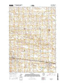 Olivia Minnesota Current topographic map, 1:24000 scale, 7.5 X 7.5 Minute, Year 2016