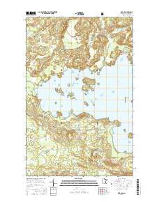 Orr SW Minnesota Current topographic map, 1:24000 scale, 7.5 X 7.5 Minute, Year 2016