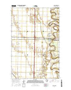Oslo Minnesota Current topographic map, 1:24000 scale, 7.5 X 7.5 Minute, Year 2016