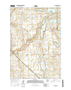 Page Lake Minnesota Current topographic map, 1:24000 scale, 7.5 X 7.5 Minute, Year 2016