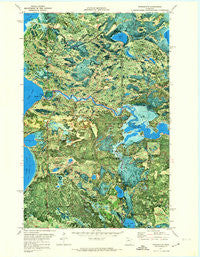 Pennington Minnesota Historical topographic map, 1:24000 scale, 7.5 X 7.5 Minute, Year 1971