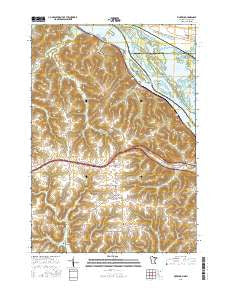Pickwick Minnesota Current topographic map, 1:24000 scale, 7.5 X 7.5 Minute, Year 2016