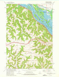Pickwick Minnesota Historical topographic map, 1:24000 scale, 7.5 X 7.5 Minute, Year 1973