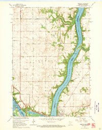Prescott Wisconsin Historical topographic map, 1:24000 scale, 7.5 X 7.5 Minute, Year 1967