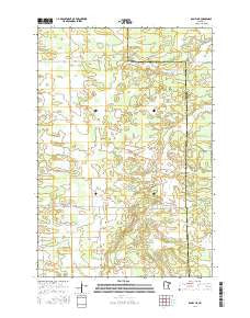 Ramey NE Minnesota Current topographic map, 1:24000 scale, 7.5 X 7.5 Minute, Year 2016