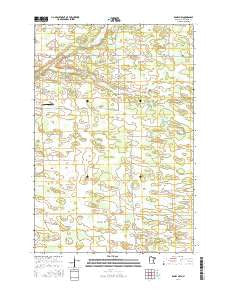 Ramey NW Minnesota Current topographic map, 1:24000 scale, 7.5 X 7.5 Minute, Year 2016