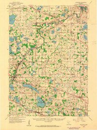 Rockford Minnesota Historical topographic map, 1:62500 scale, 15 X 15 Minute, Year 1958