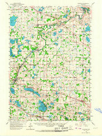 Rockford Minnesota Historical topographic map, 1:62500 scale, 15 X 15 Minute, Year 1958