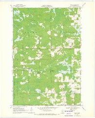 Ronald Minnesota Historical topographic map, 1:24000 scale, 7.5 X 7.5 Minute, Year 1969