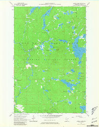 Sawbill Camp Minnesota Historical topographic map, 1:24000 scale, 7.5 X 7.5 Minute, Year 1960